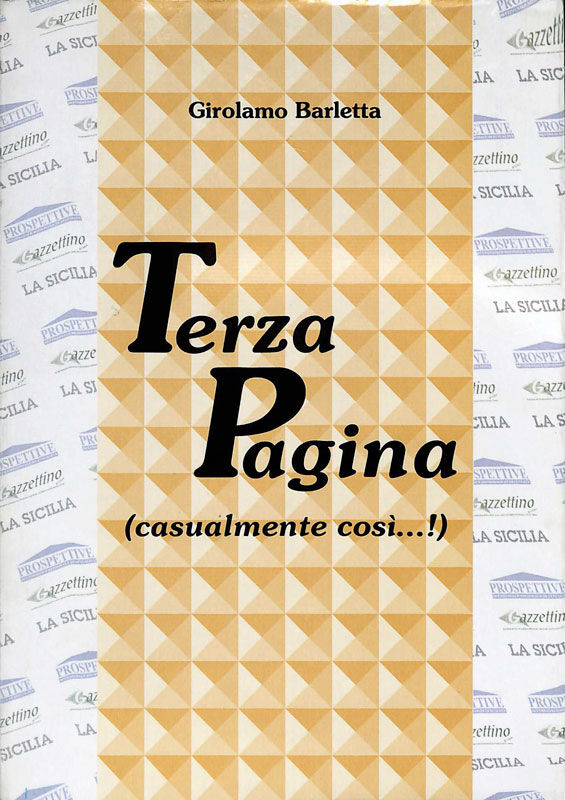 Copertina di Terza pagina