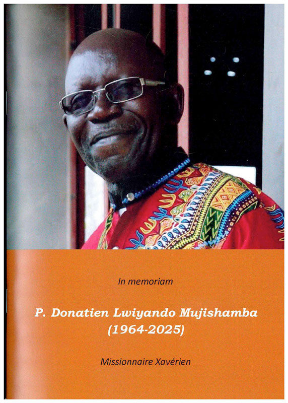 Copertina di P. Donatien Lwiyando Mujishamba (1964-2025) Missionnaire Xavérien