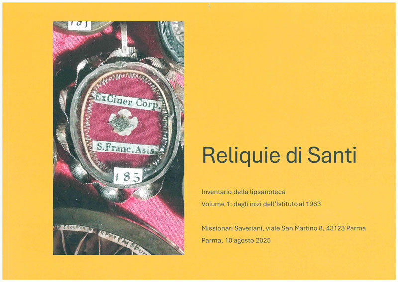 Copertina di Reliquie di Santi. Vol. 1: dagli inizi dell'Istituto al 1963