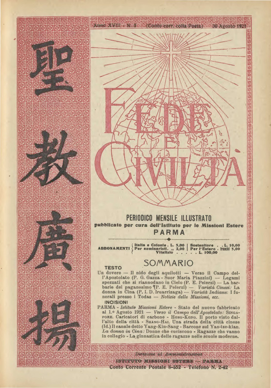 Copertina di 18.1921.08.Fede e Civiltà