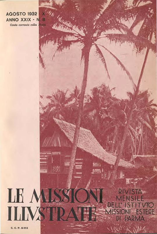 Copertina di 29.1932.08.Fede e Civiltà, Missioni Illustrate