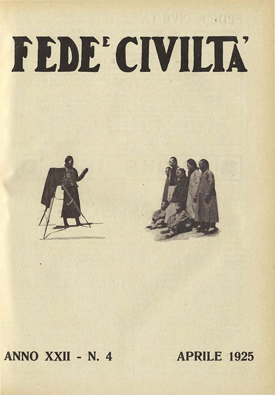 Copertina di 22.1925.04.Fede e Civiltà
