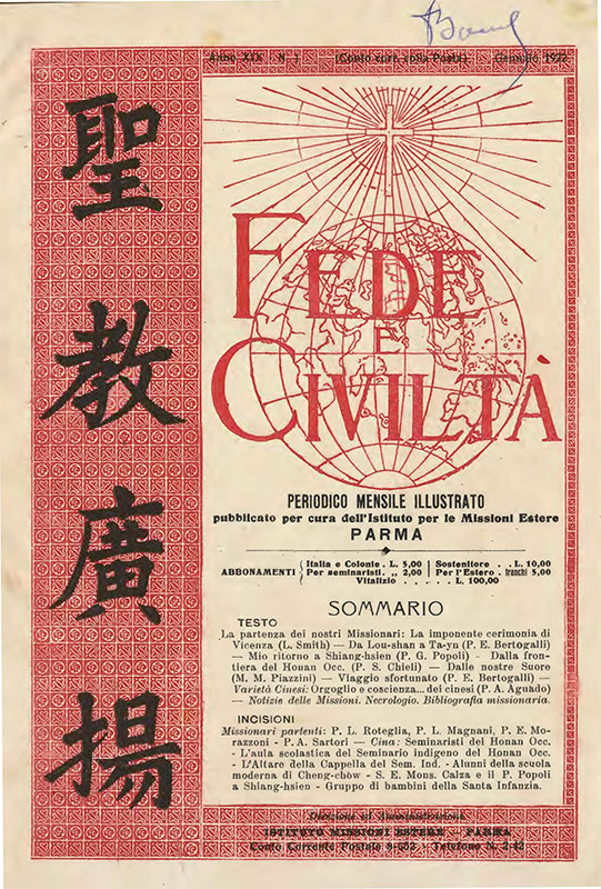 Copertina di 19.1922.01.Fede e Civiltà