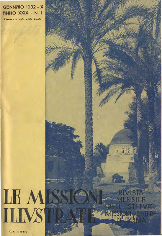 Copertina di 29.1932.01.Fede e Civiltà, Missioni Illustrate