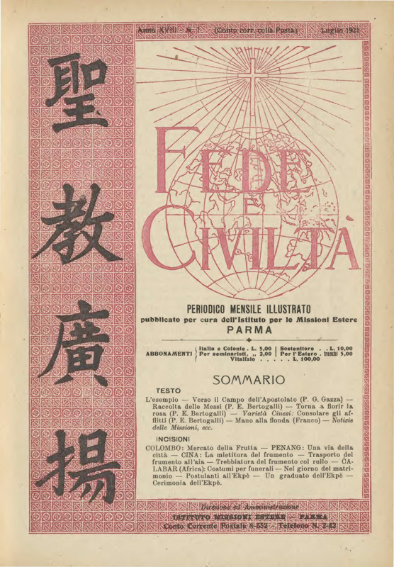 Copertina di 18.1921.07.Fede e Civiltà