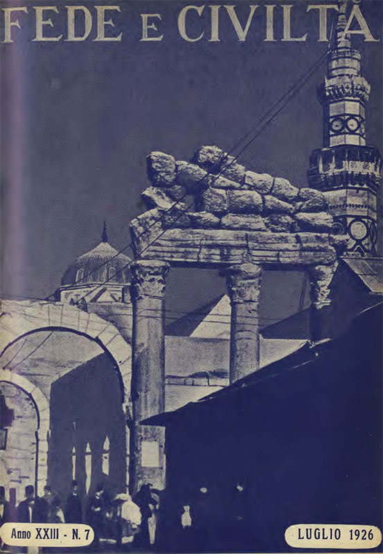 Copertina di 23.1926.07.Fede e Civiltà