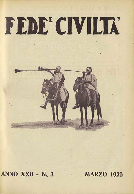 Copertina di 22.1925.03.Fede e Civiltà