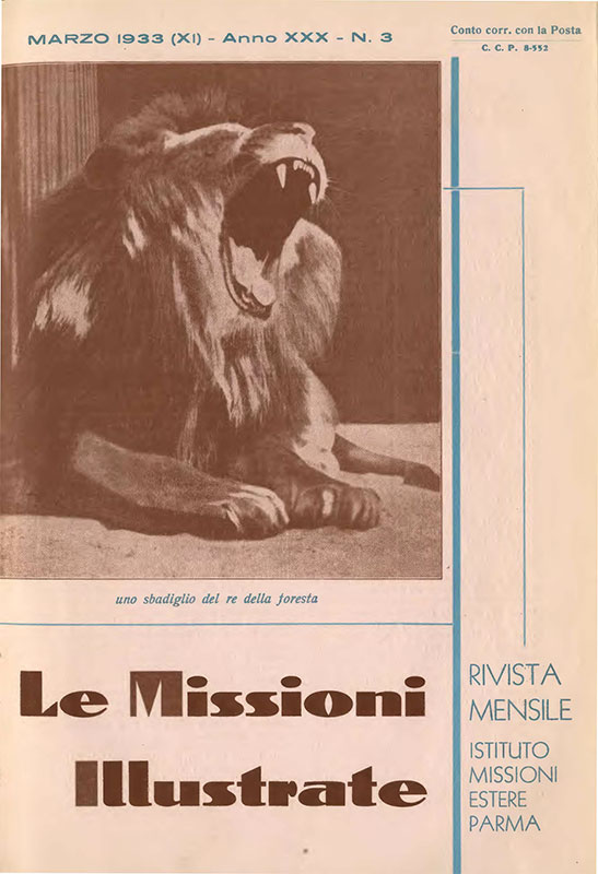 Copertina di 30.1933.03.Fede e Civiltà, Missioni Illustrate
