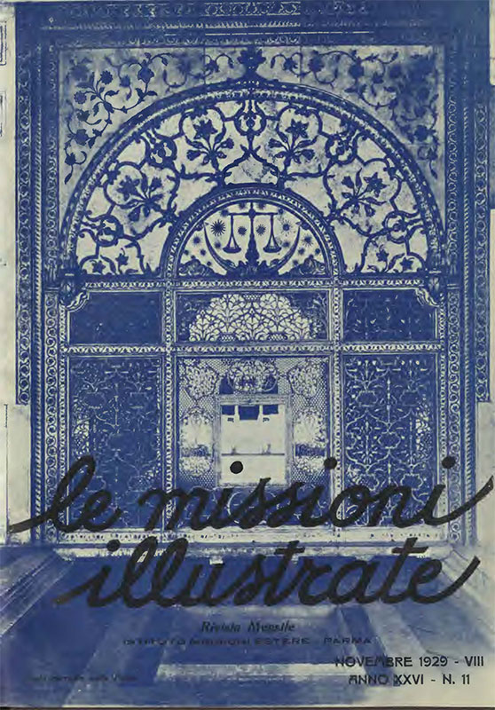 Copertina di 26.1929.11.Fede e Civiltà, Missioni Illustrate