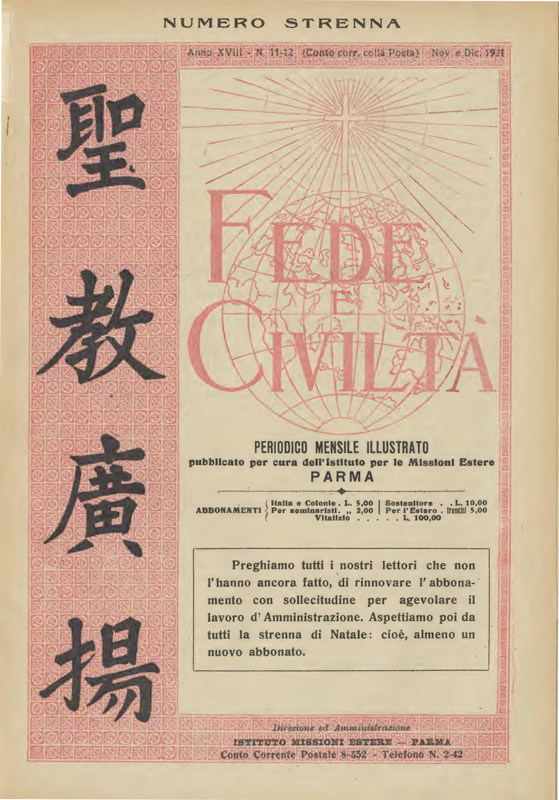 Copertina di 18.1921.11-12.Fede e Civiltà