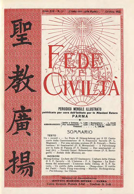 Copertina di 19.1922.10.Fede e Civiltà