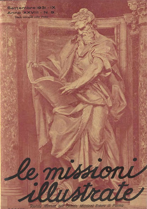 Copertina di 28.1931.09.Fede e Civiltà, Missioni Illustrate