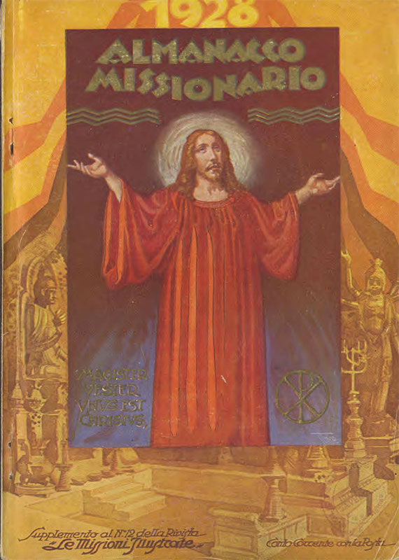 Copertina di 24.1927.13.Fede e Civiltà, Missioni Illustrate. Almanacco missionario 1928