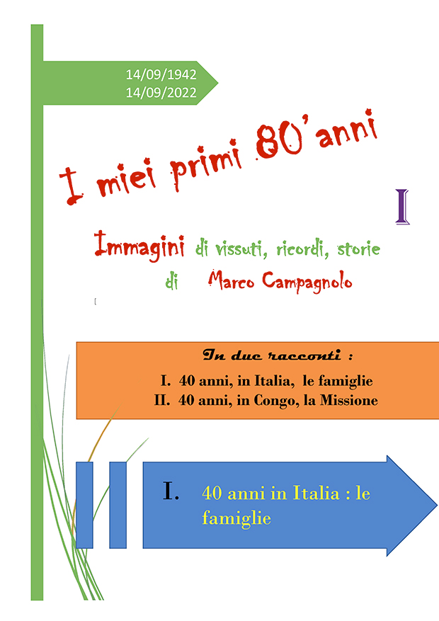 Copertina di I MIEI PRIMI 80'anni. 40 anni in Italia: le famiglie - Parte prima