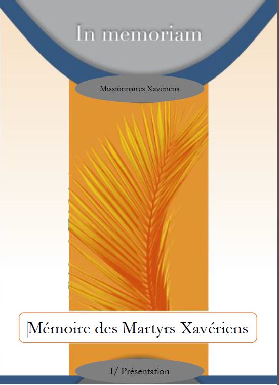 Copertina di Mémoire des Martyrs Xavériens I