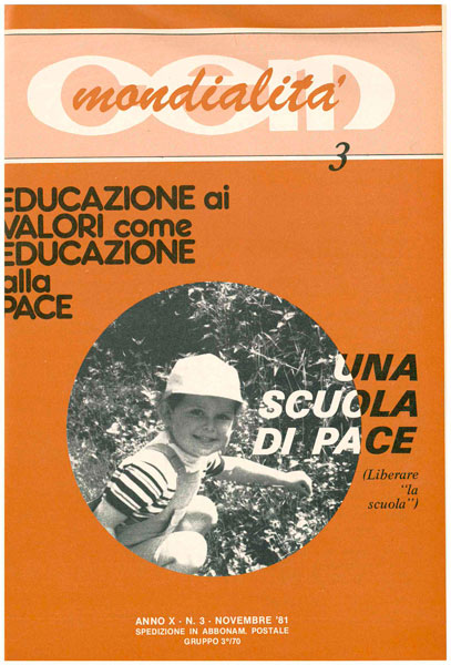 Copertina di 10.03.Una scuola di pace. Liberare 