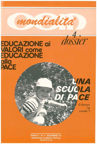 Copertina di 10.04.Una scuola di pace. Liberare 
