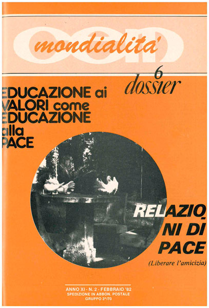 Copertina di 11.02.Relazioni di pace. Liberare l'amicizia - dossier