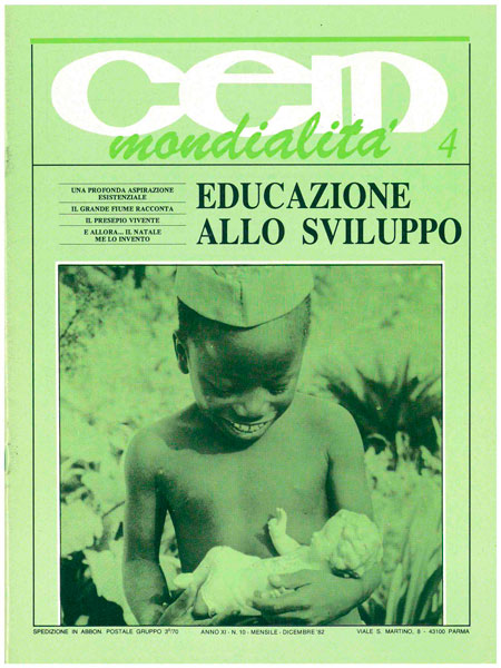 Copertina di 11.10.Una profonda aspirazione esistenziale. Il grande fiume racconta. Il presepio vivente. E allora...il Natale me lo invento
