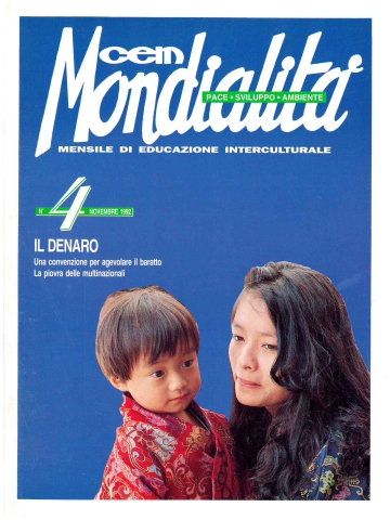 Copertina di 23.09.Il denaro. Una convenzione per agevolare il baratto. La piovra delle multinazionali