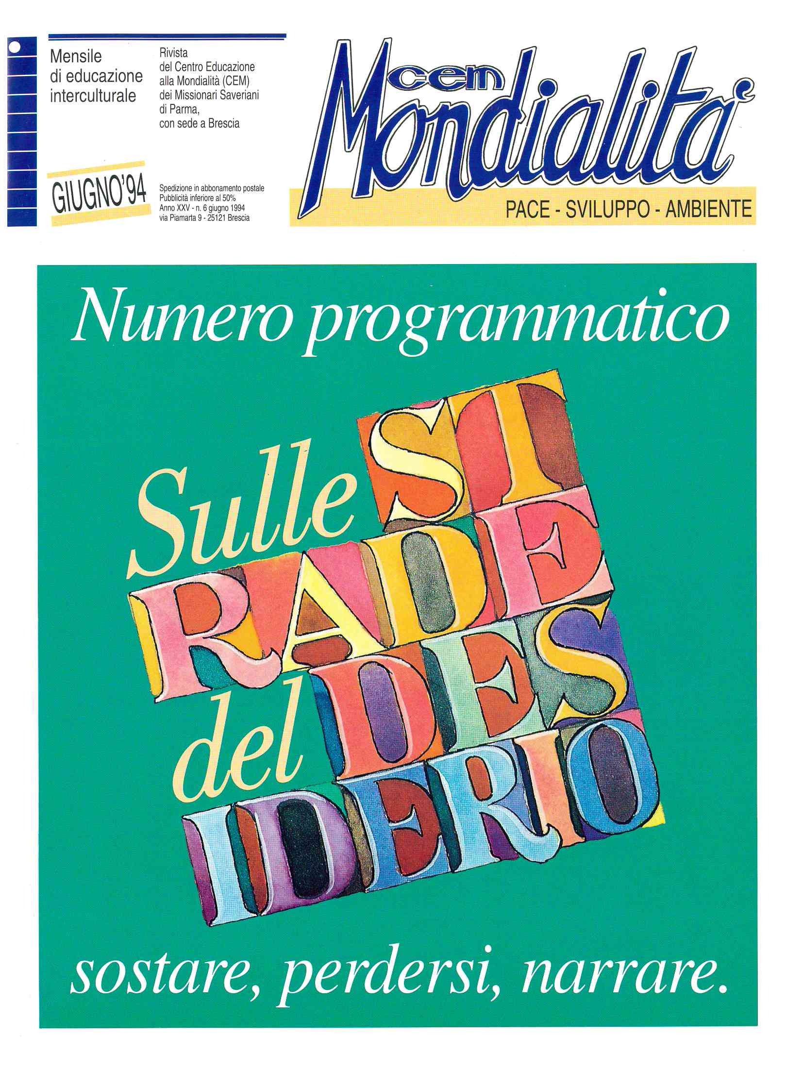 Copertina di 25.06.Sulle strade del desiderio