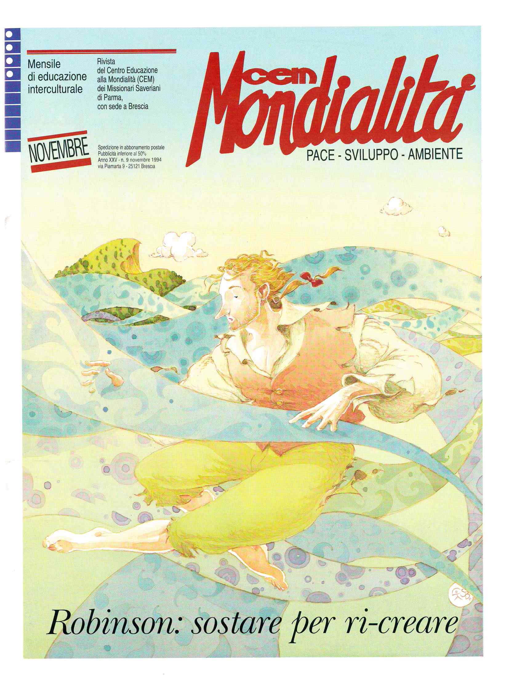 Copertina di 25.09.Robinson: sostare per ri-creare