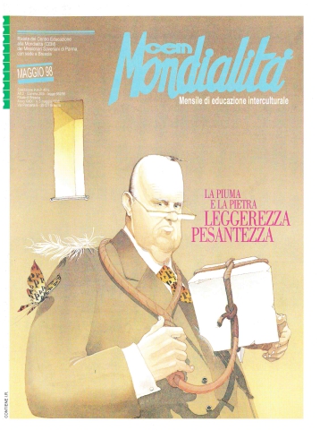 Copertina di 29.05.La piuma e la pietra. Leggerezza e pesantezza