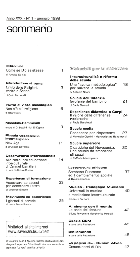 Sommario 1999 01 web