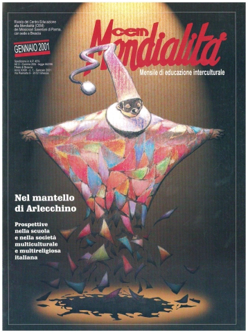 Copertina di 32.01.Nel mantello di Arlecchino. Prospettive nella scuola e nella società multiculturale e multireligiosa italiana