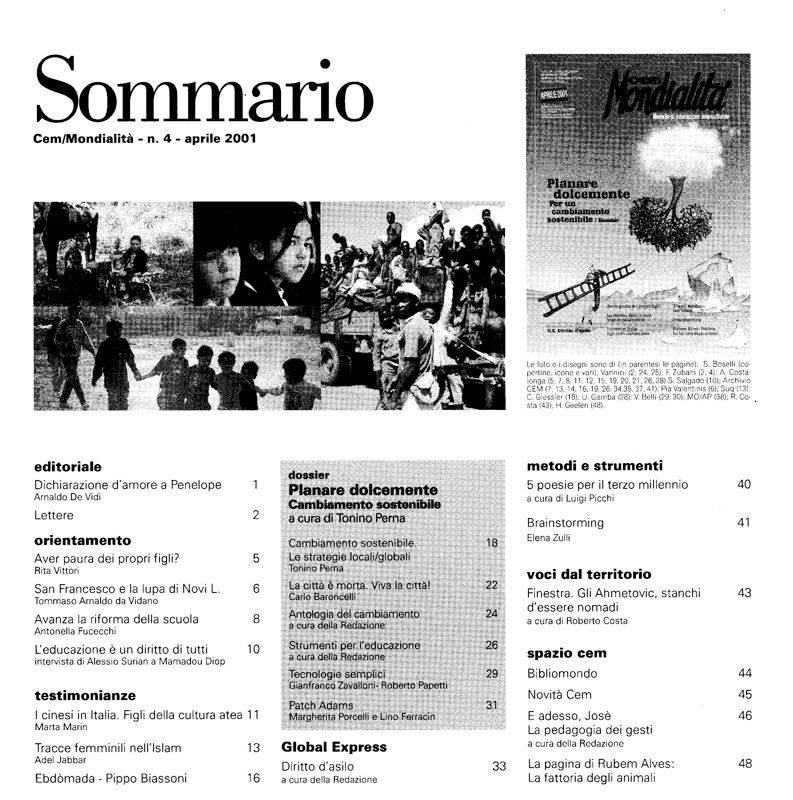 Sommario CEM APRILE 2001 web