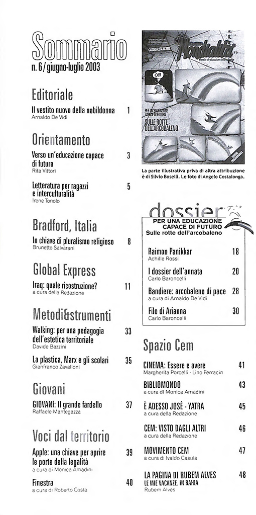 wSommario 34 06 CEM giugno luglio 2003