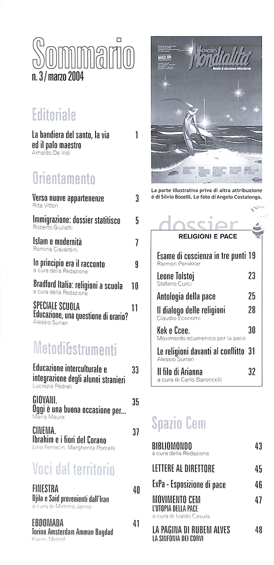 wSommario 35 03 CEM marzo 2004