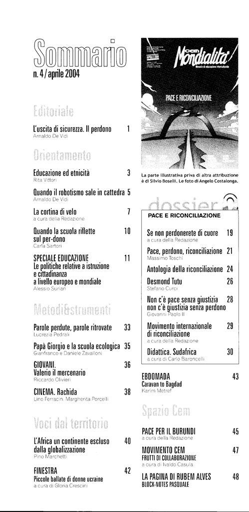 wSommario 35 04 CEM APRILE 2004