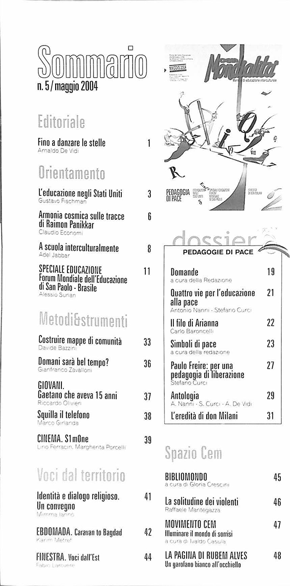 wSommario 35 05 CEM maggio 2004