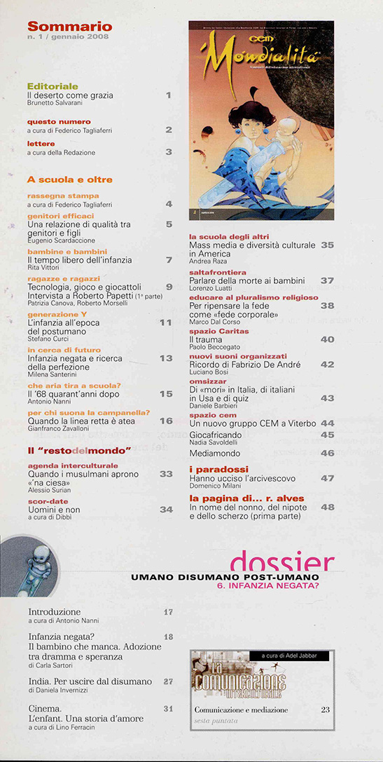 wSommario 39 01 CEM GENNAIO 2008