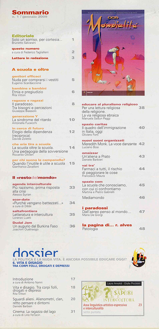 wSommario 40 01 CEM GENNAIO 2009
