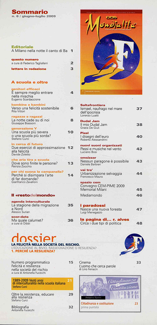 wSommario 40 06 CEM GIUGNO LUGLIO 2009