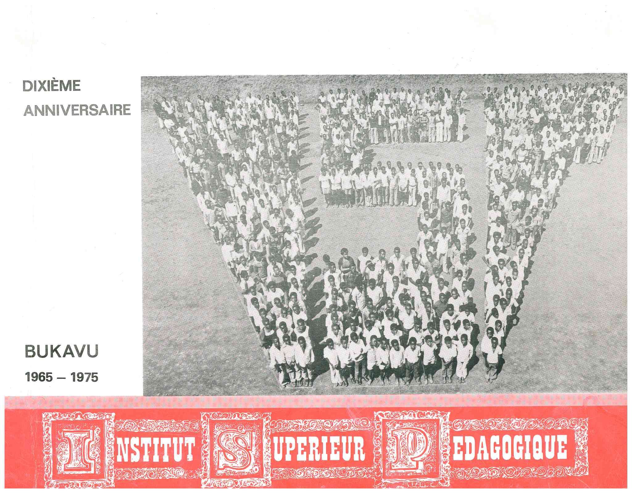 Copertina di Institut Supérieur Pédagogique (ISP). Dixième anniversaire