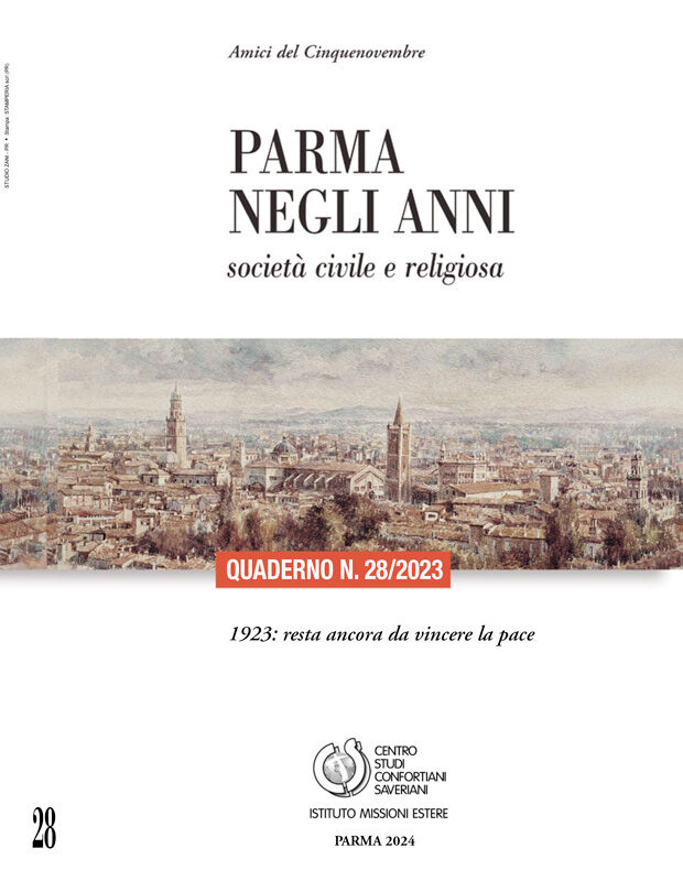 Copertina di 28.Parma negli anni. Società civile e religiosa. N° 28/2023