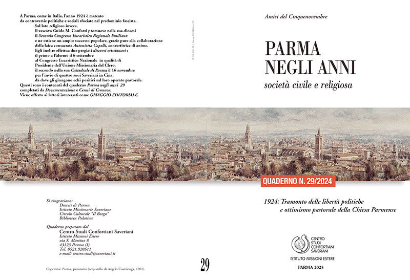 Copertina di 29.Parma negli anni. Società civile e religiosa. N° 29/2024