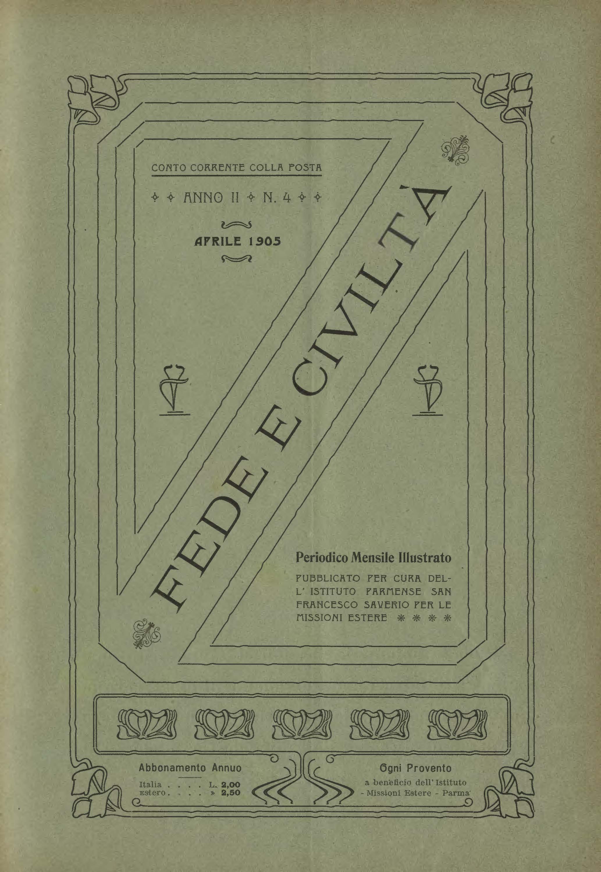 Copertina di 02.1905.04.Fede e Civiltà