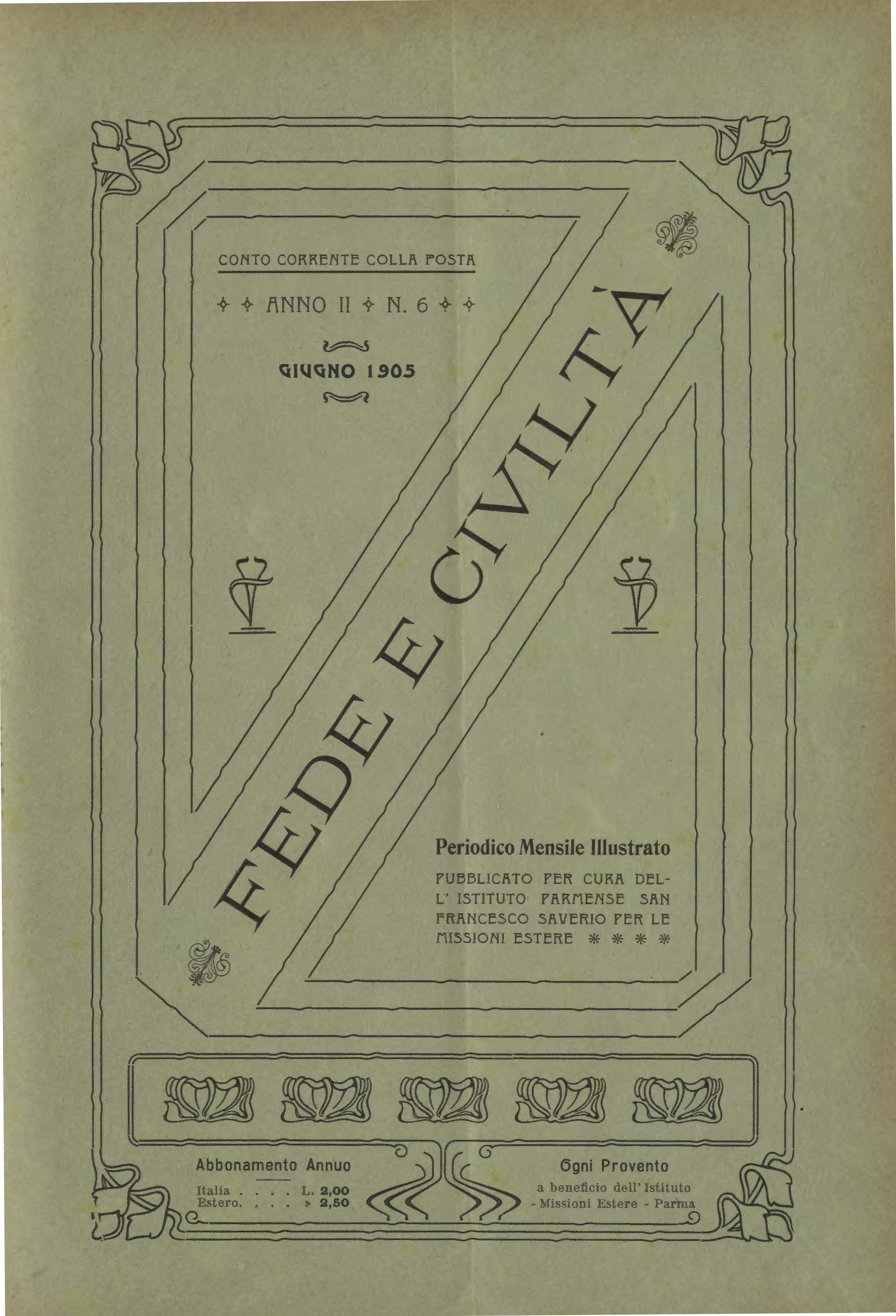 Copertina di 02.1905.06.Fede e Civiltà