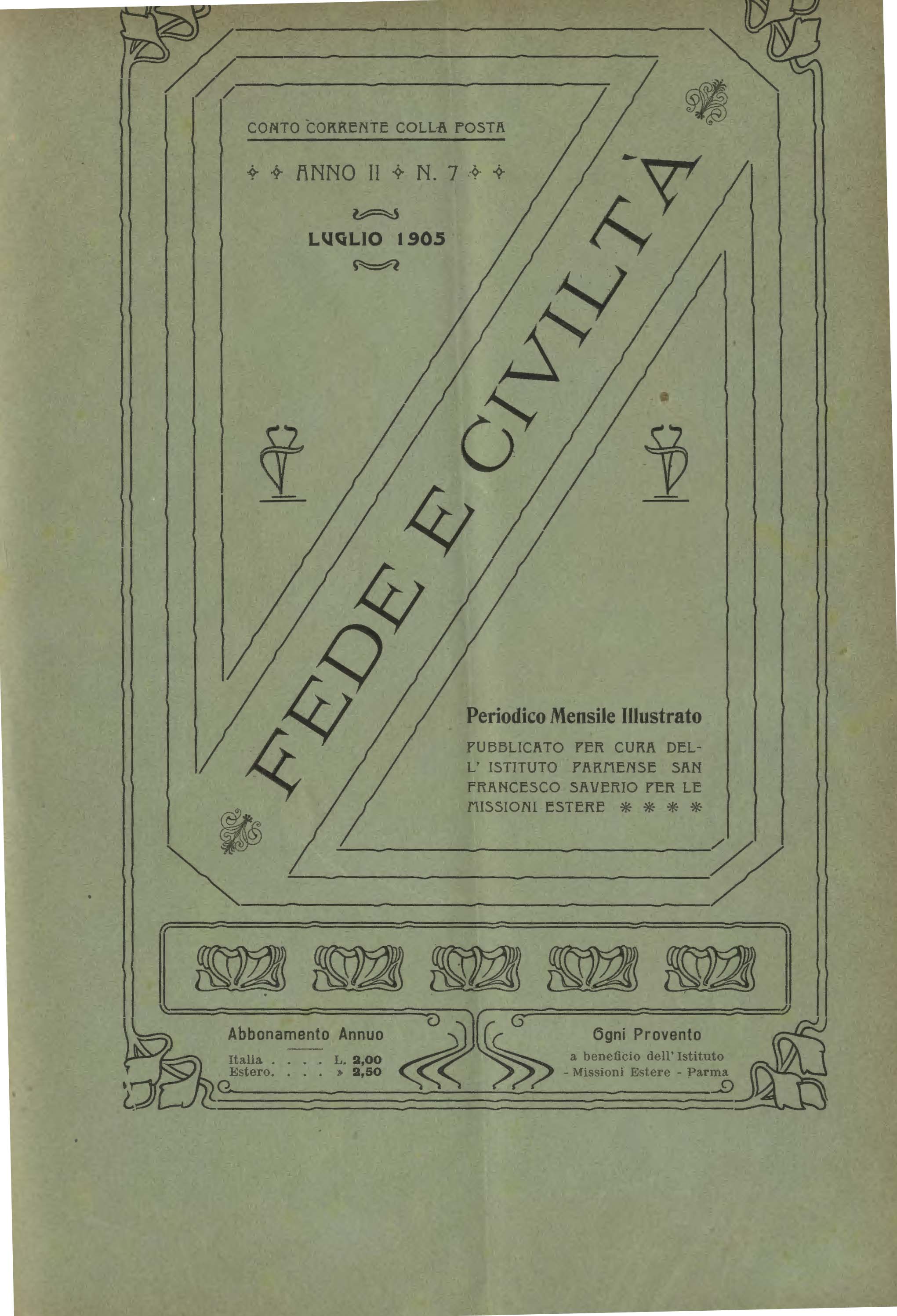 Copertina di 02.1905.07.Fede e Civiltà
