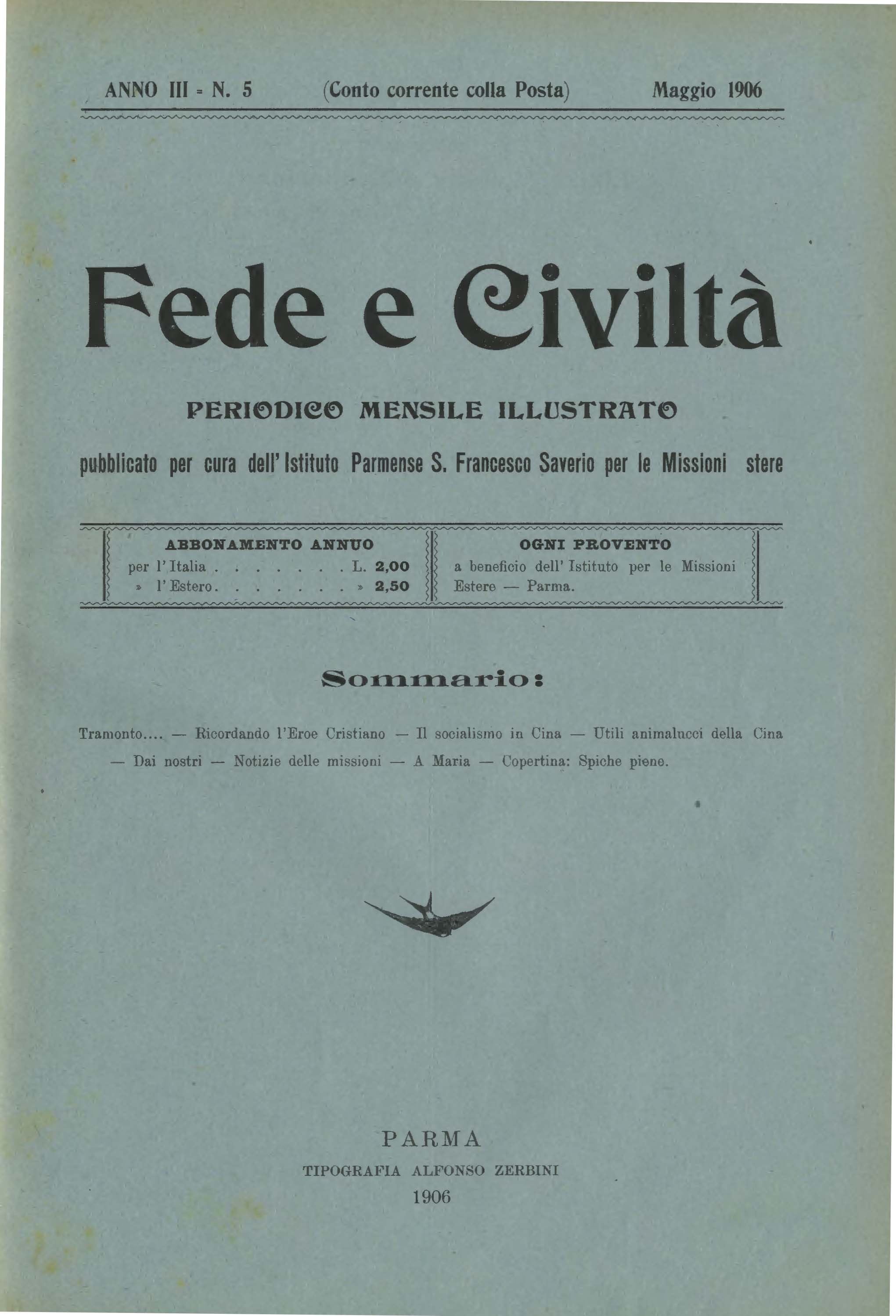 Copertina di 03.1906.05.Fede e Civiltà