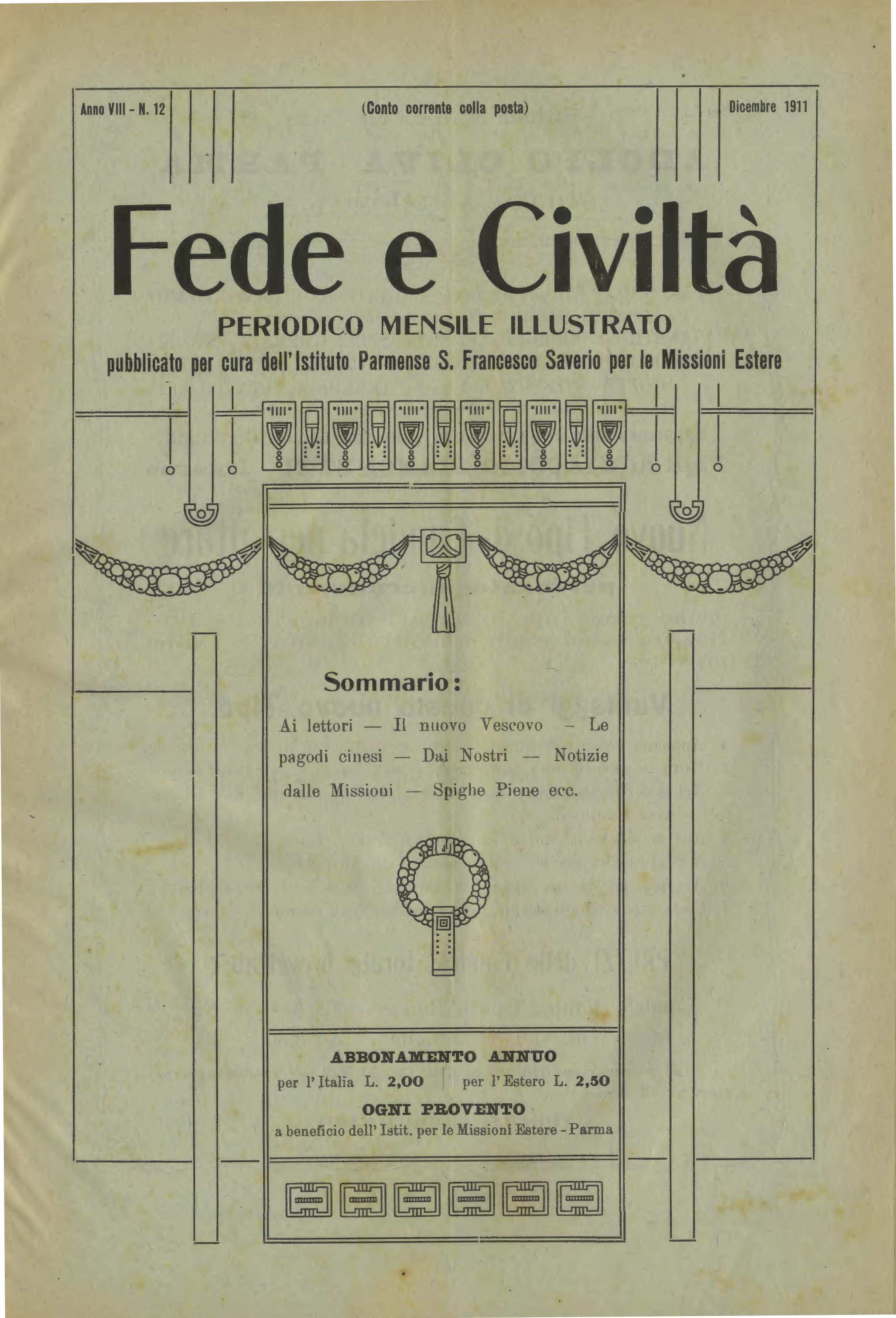 Copertina di 08.1911.12.Fede e Civiltà