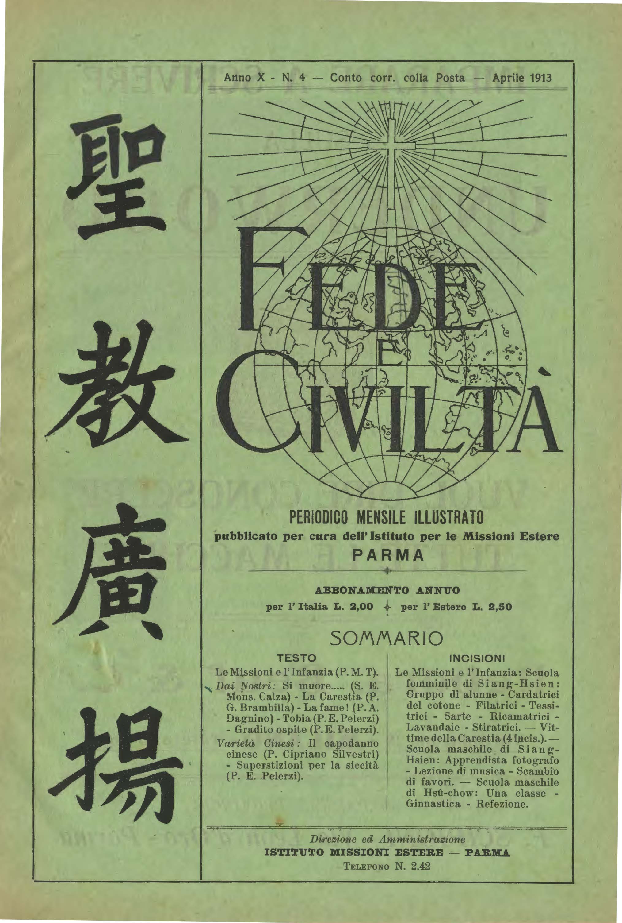 Copertina di 10.1913.04.Fede e Civiltà