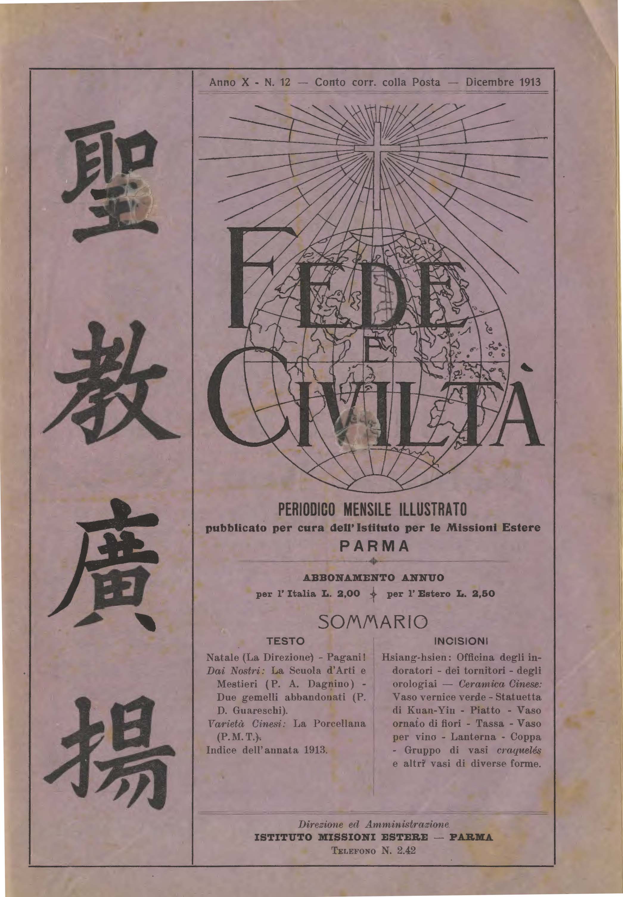 Copertina di 10.1913.12.Fede e Civiltà