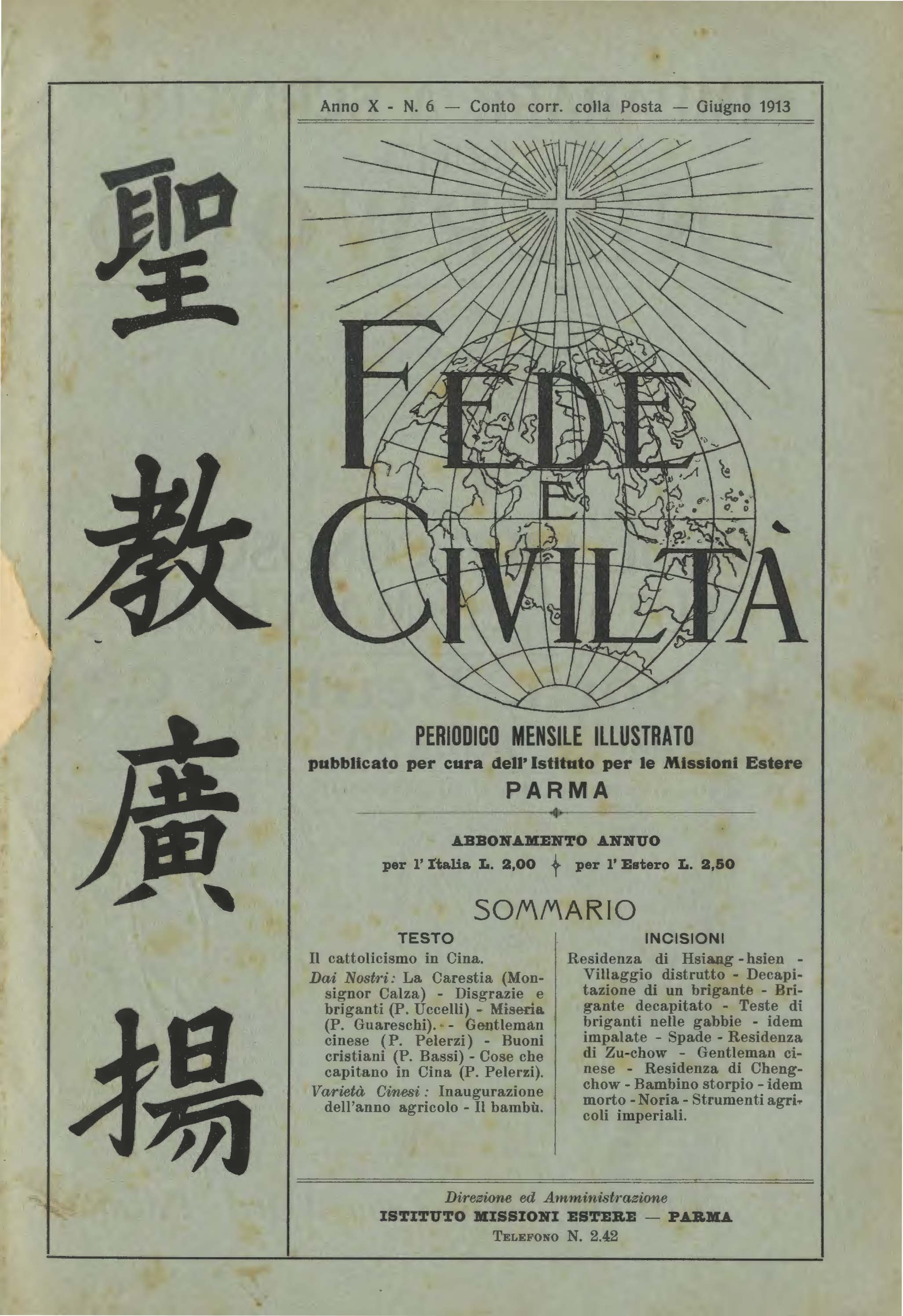 Copertina di 10.1913.06.Fede e Civiltà