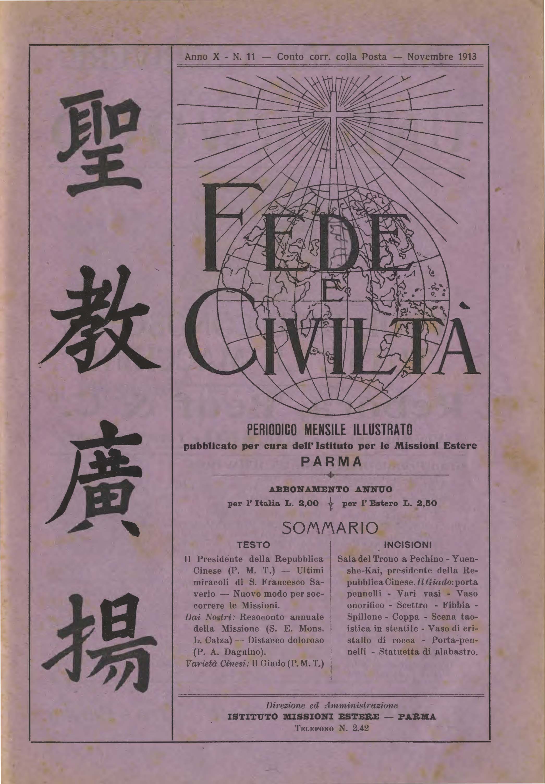 Copertina di 10.1913.11.Fede e Civiltà
