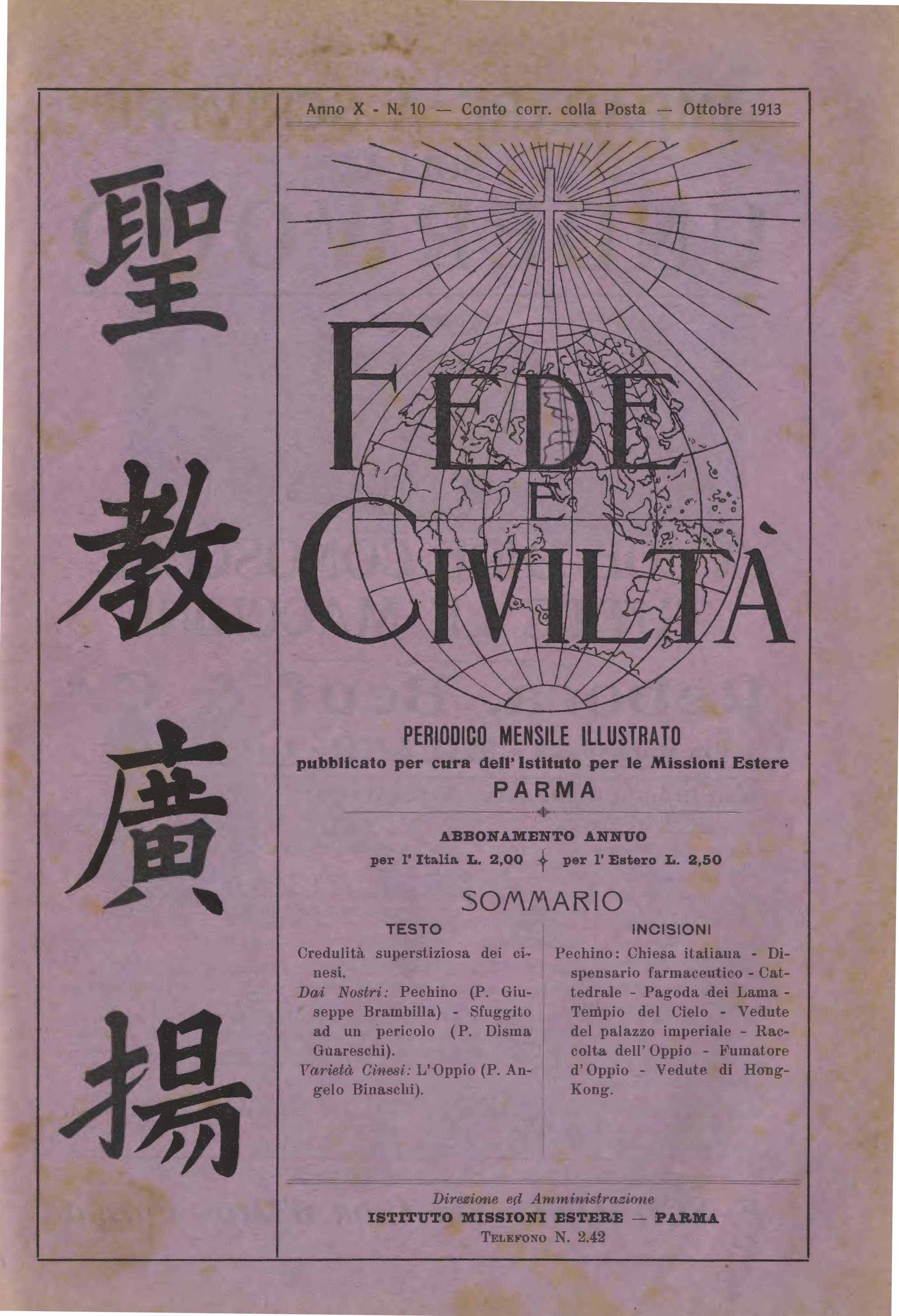 Copertina di 10.1913.10.Fede e Civiltà